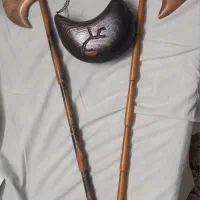 شمشیر و تبرزین و تسبیح|کلکسیون اشیاء عتیقه|پرند, فاز ۲|دیوار