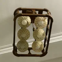 لوستر چوبی ۶شعله