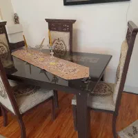 مبل استیل و میز ناهارخوری