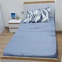 تخت خواب MDFدو کشاب و کمدکنار تخت و تشک زنیت ترک|تشک تختخواب|بندر ماهشهر, |دیوار