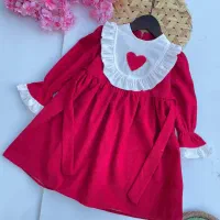 سارافن پیراهن قرمز مخمل