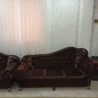 یک دست مبل هفت نفر و درب ورودی منزل|مبلمان خانگی و میز عسلی|کیاشهر, |دیوار