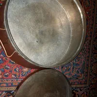 قابلمه مسی قدیمی|کلکسیون اشیاء عتیقه|گلپایگان, |دیوار