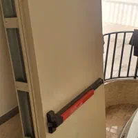 ضایعات فلز و پی وی سی درب ضد حریق نرده درب UPVC|مصالح و تجهیزات ساختمان|تهران, اختیاریه|دیوار