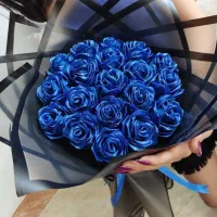 گل رز روبانی خاص|گل مصنوعی|یزد, |دیوار