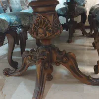 مبل استیل ۸ نفره + میز ناهارخوری ۸ نفره|مبلمان خانگی و میز عسلی|تهران, قلهک|دیوار