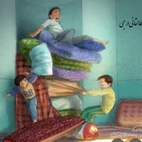 تعدادی رخت خواب بالش و تشک