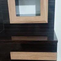 تخت خواب دو نفره همراه خوشخواب طبی و یک عدد پاتختی|تخت و سرویس خواب|تربت جام, پاسداران|دیوار