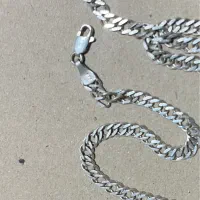 زنجیر نقره ایتالیایی|جواهرات|شهرکرد, |دیوار