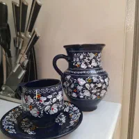 پارچ لیوان سفالی