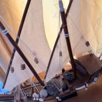 دکوری کشتی ابعاد تقریبی ۴۰ در ۵۰