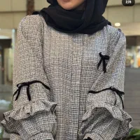 عبای زیبای پاییزه مدل پاپیون ترند امسال .بسیار شیک|لباس|قم, انسجام|دیوار