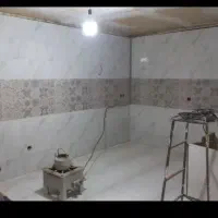 تخریب با هیلتی و باسازی کاشی کاری سرامیک سنگ|خدمات پیشه و مهارت|کرج, گلشهر|دیوار