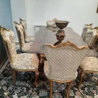 مبل فرحی و نهار خوری ست۸نفره|مبلمان خانگی و میز عسلی|کرج, اتحاد|دیوار