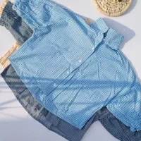 کراپ آستین پفکی