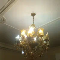 لوستر برنز ۶ شاخه ۱۲ لامپه