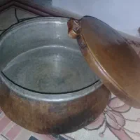 دیگ مسی یا قلفت مسی قدیمی کاملا سالم