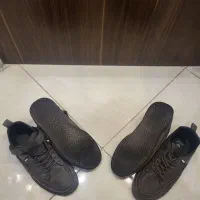 دوجفت کتونی طرح چرم خاکستری وقهوه ای سایز۴۲ نو|کیف، کفش، کمربند|تهران, سازمان برنامه جنوبی|دیوار