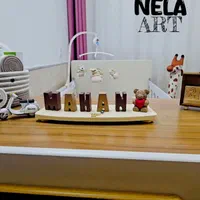 استند اسم نوزادی با مجسمه|اسباب و اثاث بچه|قم, سید معصوم|دیوار