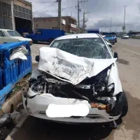 تیبا۲ مدل۹۵ تصادفی کارکرد۱۳۶هزار