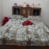 تخت ۲ نفره به همراه آیینه ست