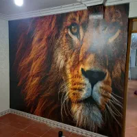 نقاشی ساختمان وکاغذدیواری