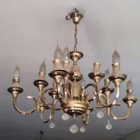 لوستر برنجی 6شاخه