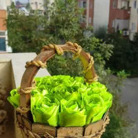 گل خوشل دست ساز|گل مصنوعی|رشت, پل تالشان|دیوار