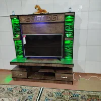 آکواریوم شیشه خم با وسایل بدون ماهی|ماهی|قائن, |دیوار