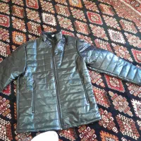 کاپشن چرم وتیشرت وشلوار نوی نو