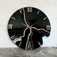 ساعت دیواری رزینی|ساعت دیواری و تزئینی|شیراز, معالی‌آباد|دیوار