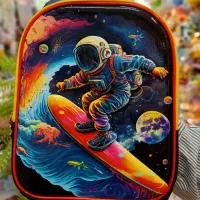 کوله پشتی کیف مدرسه خارجی فضانورد عنکبوتی بتمن|کیف، کفش، کمربند|مشهد, آزادشهر|دیوار