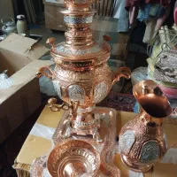 یک سرویس سماورمسی نو نو|کلکسیون اشیاء عتیقه|تهران, امام زاده عبدالله|دیوار