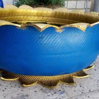 گلدانهای لاستیکی استفاده به عنوان گلدان و باغچه|صنایع دستی و سایر لوازم تزئینی|شاهرود, |دیوار