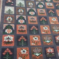 گلیم فرش شاین دار در حد نو