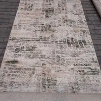 کناره وینتیج ترک سبز طوسی برجسته