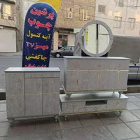 آیینه کنسول و تیوی و جاکفشی|بوفه، ویترین، کنسول|اندیشه, اندیشه فاز ۱|دیوار