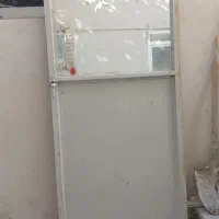 درب آهنی سالم بدون چارچوب