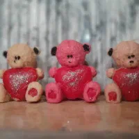 شمع خرسی ولنتاین|صنایع دستی و سایر لوازم تزئینی|تهران, مجیدیه|دیوار