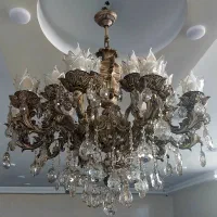 دوعدد لوستر برنجی