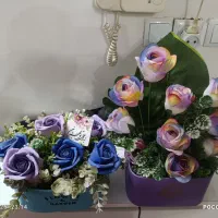 دسته گل . گل . اسباب بازی . گل مصنوعی .