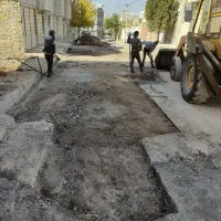 خدمات حفاری پی کنی تسطیح با بکهو و غلطک و کاتر زنی