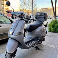 موتور وسپا S5 150 صندوق دار 1403 معاوضه با موبایل