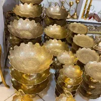 پخش ظروف پذیرایی برنجی هندی طرح طاووس