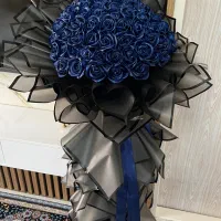 دسته گل روبانی و مخملی  لیلیوم خواستگاری تولد و...