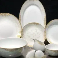 سرویس 12نفره چینی پردیس کاشان درجه یک 93پارچه