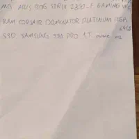 رم و مادر بورد ایسوس سی پو و هارد