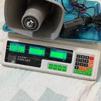 ترازو و بلندگو کاسبی درحد نو