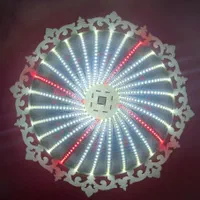 ** لامپ و لوستر LED دست‌ساز با طراحی خاص  **