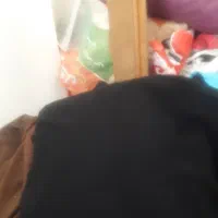 سلام چادر مشکی نونودوخته شده فقط پرو کردم